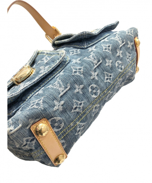 LOUIS VUITTON（ルイ ヴィトン）LOUIS VUITTON (ルイヴィトン) バギーPM ブルー サイズ:PM モノグラム・デニム M95049の古着・服飾アイテム