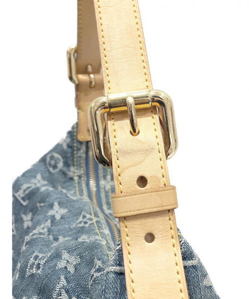 LOUIS VUITTON（ルイ ヴィトン）LOUIS VUITTON (ルイヴィトン) バギーPM ブルー サイズ:PM モノグラム・デニム M95049の古着・服飾アイテム