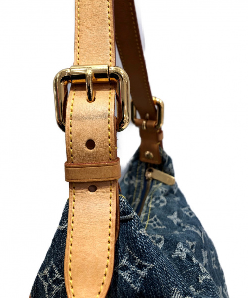 LOUIS VUITTON（ルイ ヴィトン）LOUIS VUITTON (ルイヴィトン) バギーPM ブルー サイズ:PM モノグラム・デニム M95049の古着・服飾アイテム