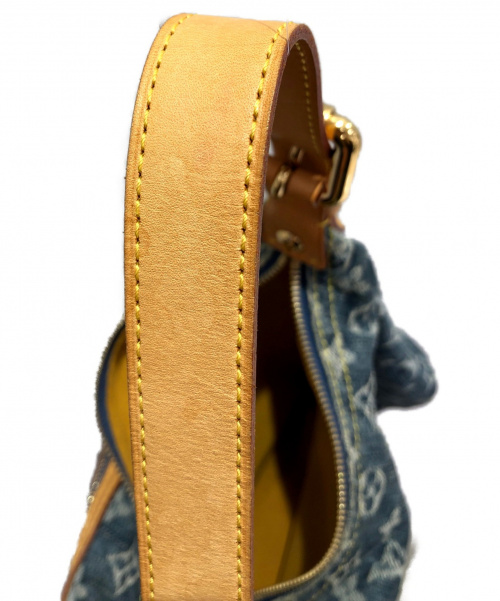 LOUIS VUITTON（ルイ ヴィトン）LOUIS VUITTON (ルイヴィトン) バギーPM ブルー サイズ:PM モノグラム・デニム M95049の古着・服飾アイテム