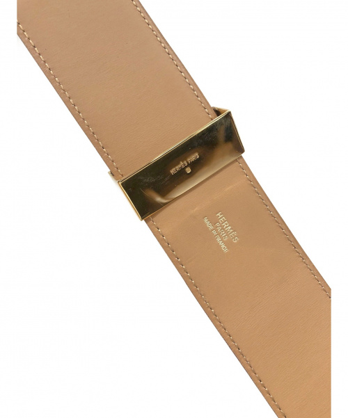 HERMES（エルメス）HERMES (エルメス) コリエドシアンベルト ブラック サイズ:65 ボックスカーフの古着・服飾アイテム