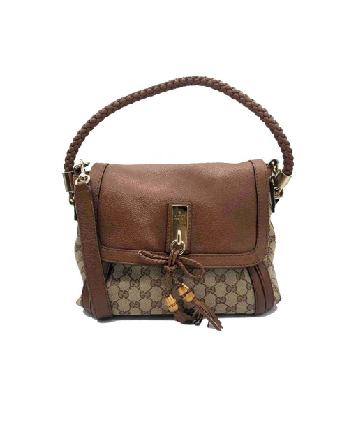 GUCCI（グッチ）GUCCI (グッチ) ベラ ショルダーバッグ ブラウン サイズ:- GG 282301 001998の古着・服飾アイテム