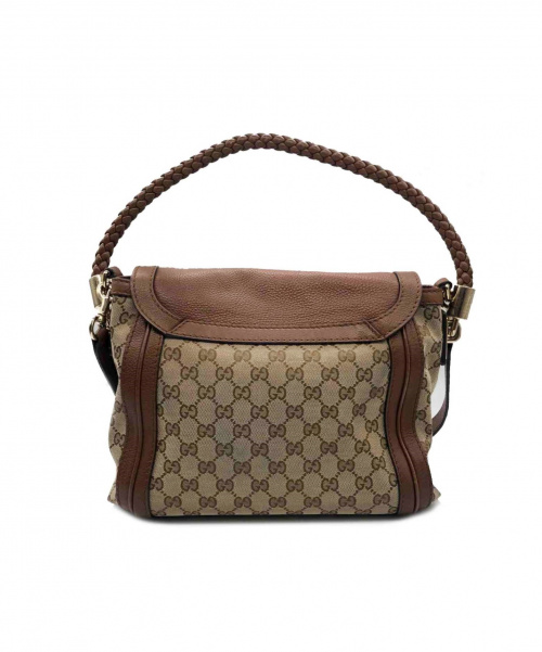 GUCCI（グッチ）GUCCI (グッチ) ベラ ショルダーバッグ ブラウン サイズ:- GG 282301 001998の古着・服飾アイテム