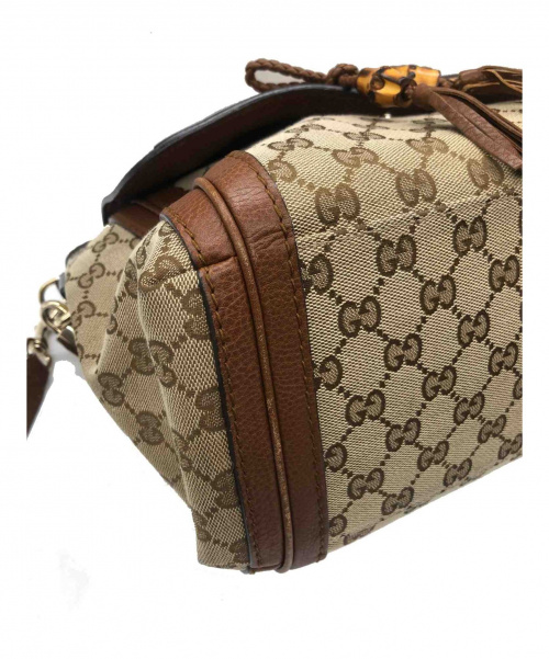 GUCCI（グッチ）GUCCI (グッチ) ベラ ショルダーバッグ ブラウン サイズ:- GG 282301 001998の古着・服飾アイテム