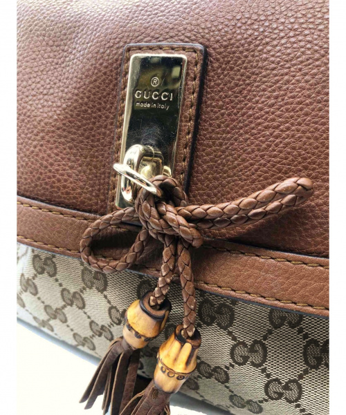 GUCCI（グッチ）GUCCI (グッチ) ベラ ショルダーバッグ ブラウン サイズ:- GG 282301 001998の古着・服飾アイテム