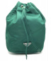 PRADA (プラダ) 巾着ポーチ グリーン サイズ:TU 224：19800円