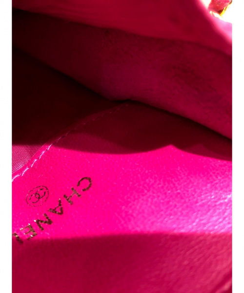CHANEL（シャネル）CHANEL (シャネル) ショルダーポーチ ピンク サイズ:- キャビアスキンの古着・服飾アイテム