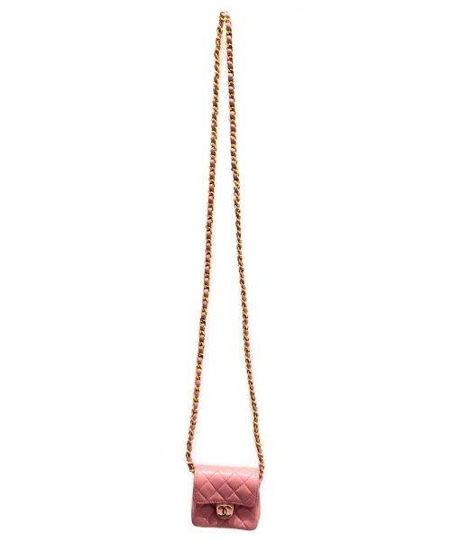 CHANEL（シャネル）CHANEL (シャネル) ミニミニマトラッセ ピンク サイズ:-の古着・服飾アイテム