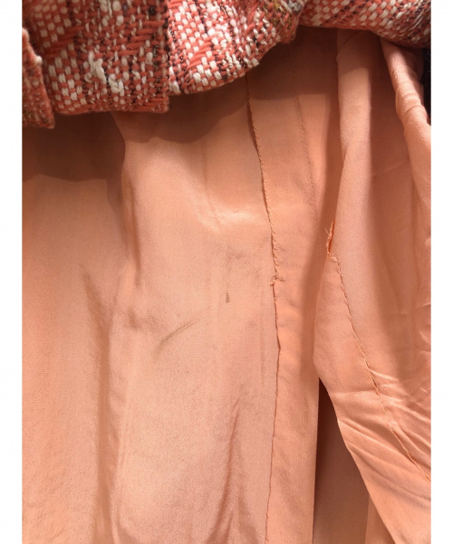 CHANEL（シャネル）CHANEL (シャネル) ツイードセットアップ ピンク サイズ:-の古着・服飾アイテム