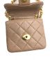 中古・古着 CHANEL (シャネル) ミニミニマトラッセショルダーバッグ ライトブラウン：170000円