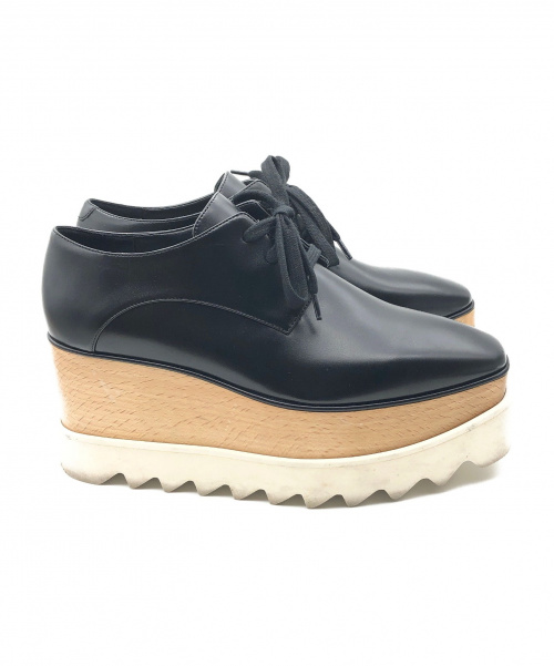 STELLA McCARTNEY（ステラマッカートニー）STELLA McCARTNEY (ステラマッカートニー) エリスオックスフォードシューズ ブラック サイズ:341/2 ELYSEの古着・服飾アイテム