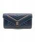 CHANEL（シャネル）の古着「Vステッチ長財布」｜ネイビー