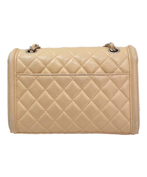 CHANEL（シャネル）CHANEL (シャネル) ダブルチェーンショルダーバッグ ベージュ サイズ:-の古着・服飾アイテム