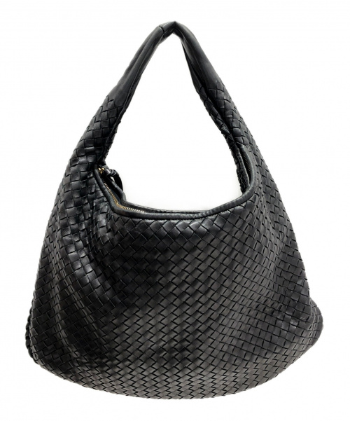 BOTTEGA VENETA（ボッテガベネタ）BOTTEGA VENETA (ボッテガヴェネタ) ワンショルダーバッグ ブラック イントレチャート 115654 V0013の古着・服飾アイテム
