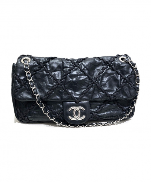 CHANEL（シャネル）CHANEL (シャネル) チェーンショルダーバッグ ブラック サイズ:- ウルトラステッチ A48492の古着・服飾アイテム