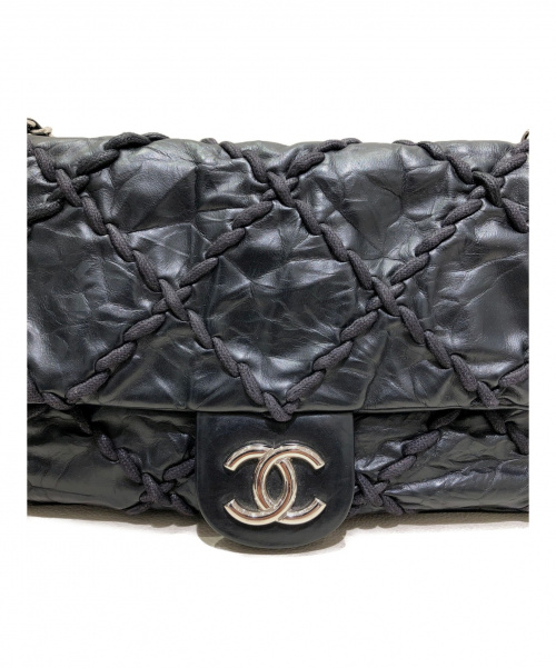CHANEL（シャネル）CHANEL (シャネル) チェーンショルダーバッグ ブラック サイズ:- ウルトラステッチ A48492の古着・服飾アイテム