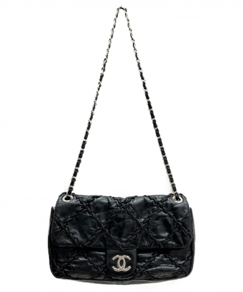 CHANEL（シャネル）CHANEL (シャネル) チェーンショルダーバッグ ブラック サイズ:- ウルトラステッチ A48492の古着・服飾アイテム