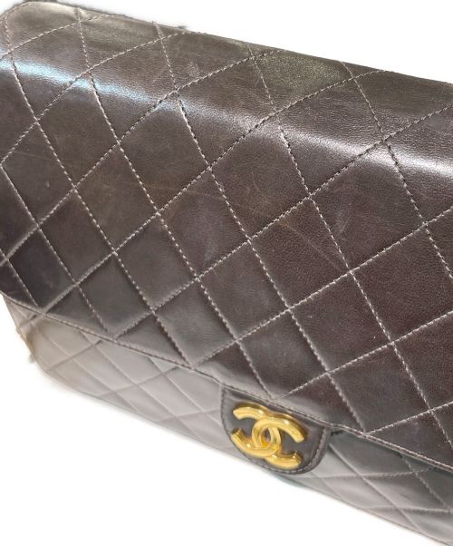 CHANEL（シャネル）CHANEL (シャネル) フラップチェーンショルダーバッグ ブラック サイズ:25の古着・服飾アイテム