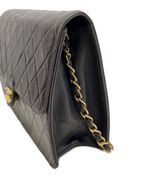 CHANEL（シャネル）CHANEL (シャネル) フラップチェーンショルダーバッグ ブラック サイズ:25の古着・服飾アイテム