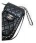 中古・古着 CHANEL (シャネル) フォンショルダーバッグ ブラック マトラッセ：198000円