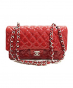 CHANELシャネル）の古着「チェーンショルダーバッグ」｜レッド
