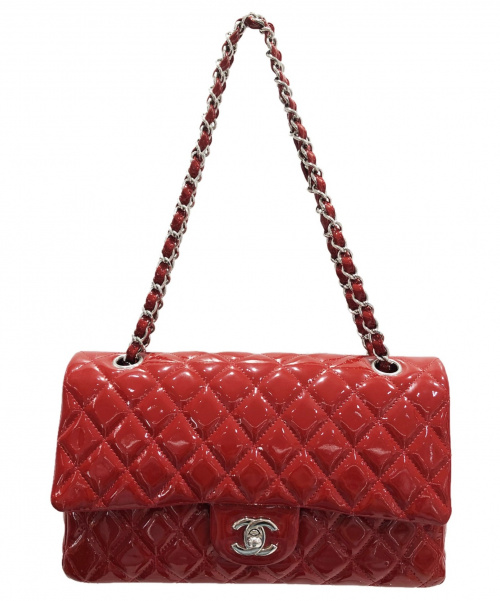 CHANEL（シャネル）CHANEL (シャネル) チェーンショルダーバッグ レッド サイズ:- マトラッセ 14414491の古着・服飾アイテム