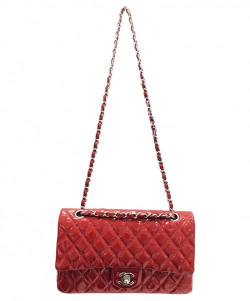 CHANEL（シャネル）CHANEL (シャネル) チェーンショルダーバッグ レッド サイズ:- マトラッセ 14414491の古着・服飾アイテム