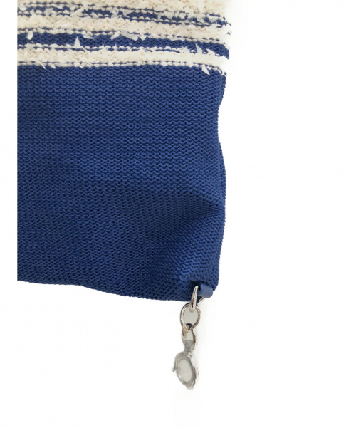 CHANEL（シャネル）CHANEL (シャネル) ロゴラージショッピングバッグ ホワイト×ブルー サイズ:- AS0452 　2019年春夏コレクションの古着・服飾アイテム