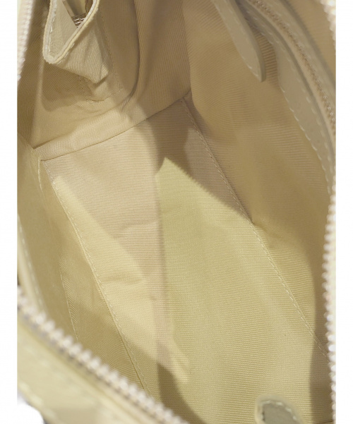 BURBERRY（バーバリー）BURBERRY (バーバリー) 2WAYリボンショルダーバッグ ベージュ×イエロー サイズ:-の古着・服飾アイテム