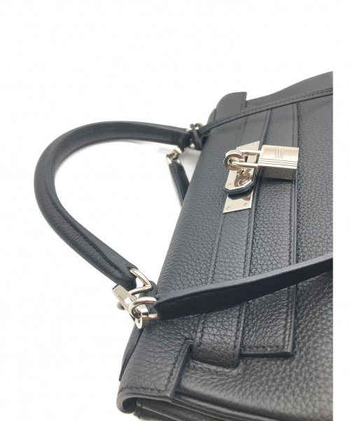 HERMES（エルメス）HERMES (エルメス) ケリー28 ブラック サイズ:28 シルバー金具 内縫い トリヨンクレマンス X刻印の古着・服飾アイテム