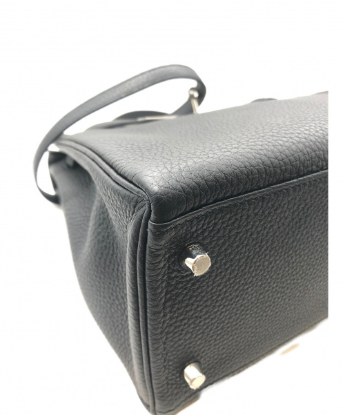 HERMES（エルメス）HERMES (エルメス) ケリー28 ブラック サイズ:28 シルバー金具 内縫い トリヨンクレマンス X刻印の古着・服飾アイテム