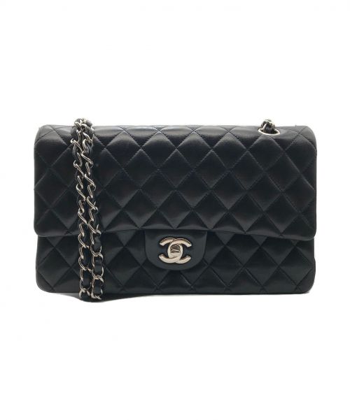 CHANEL（シャネル）CHANEL (シャネル) ダブルフラップマトラッセ ブラック サイズ:25の古着・服飾アイテム