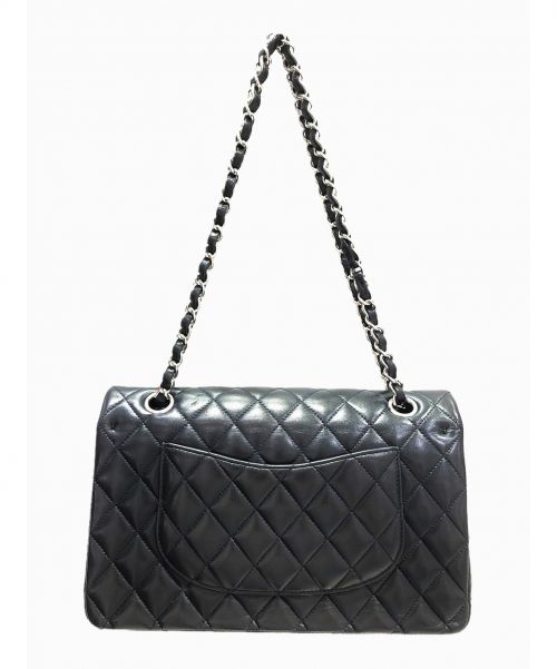 CHANEL（シャネル）CHANEL (シャネル) ダブルフラップマトラッセ ブラック サイズ:25の古着・服飾アイテム