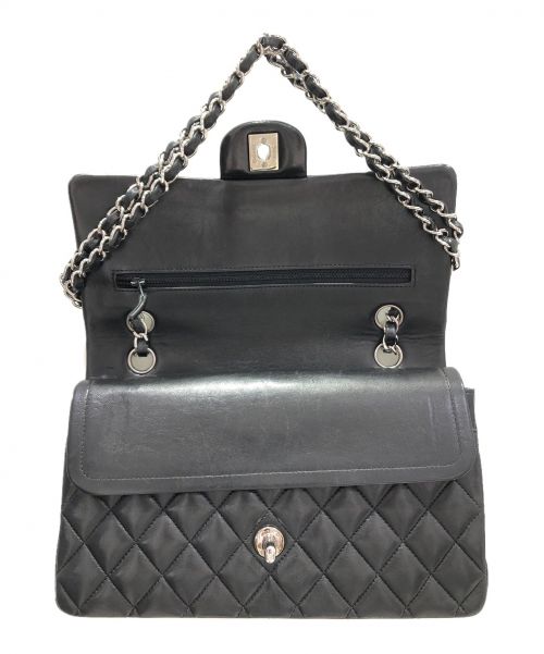 CHANEL（シャネル）CHANEL (シャネル) ダブルフラップマトラッセ ブラック サイズ:25の古着・服飾アイテム