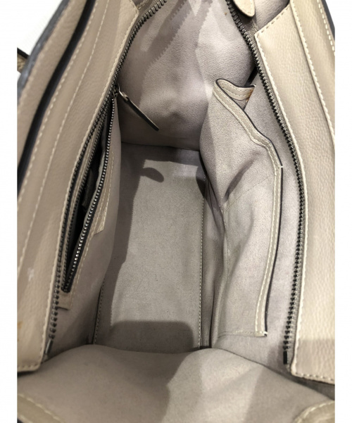 CELINE（セリーヌ）CELINE (セリーヌ) ラゲージマイクロショッパー ベージュ サイズ:-の古着・服飾アイテム
