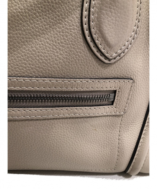 CELINE（セリーヌ）CELINE (セリーヌ) ラゲージマイクロショッパー ベージュ サイズ:-の古着・服飾アイテム