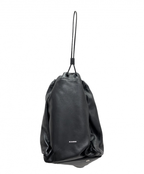 JIL SANDER（ジルサンダー）JIL SANDER (ジルサンダー) バケツバスケット2wayバッグ ベージュ×ブラック サイズ:-の古着・服飾アイテム