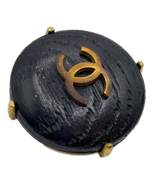 CHANEL（シャネル）CHANEL (シャネル) ウッドココマークイヤリング ブラック サイズ:-の古着・服飾アイテム