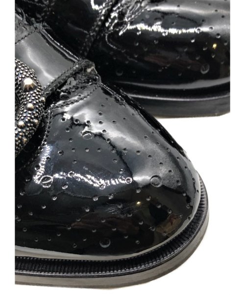 GUCCI（グッチ）GUCCI (グッチ) QUEERCORE BROGUE MONK SHOE ブラック サイズ:7 1/2 QUEERCORE BROGUE MONK SHOEの古着・服飾アイテム
