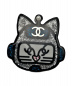 CHANEL（シャネル）の古着「ロボットキャットピンブローチ」｜シルバー×ブルー