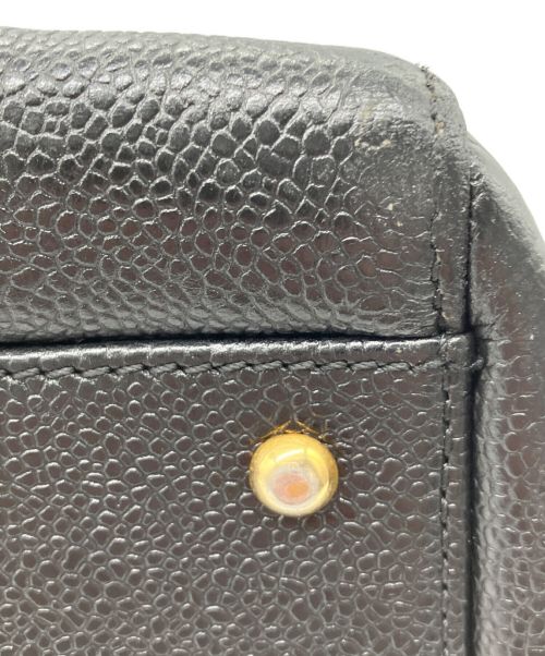 CHANEL（シャネル）CHANEL (シャネル) チェーントートバッグ ブラックの古着・服飾アイテム