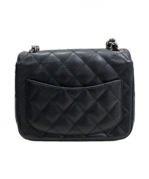 CHANEL（シャネル）CHANEL (シャネル) ミニマトラッセ ブラック サイズ:- キャビアスキン　シルバー金具の古着・服飾アイテム
