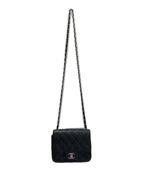 CHANEL（シャネル）CHANEL (シャネル) ミニマトラッセ ブラック サイズ:- キャビアスキン　シルバー金具の古着・服飾アイテム