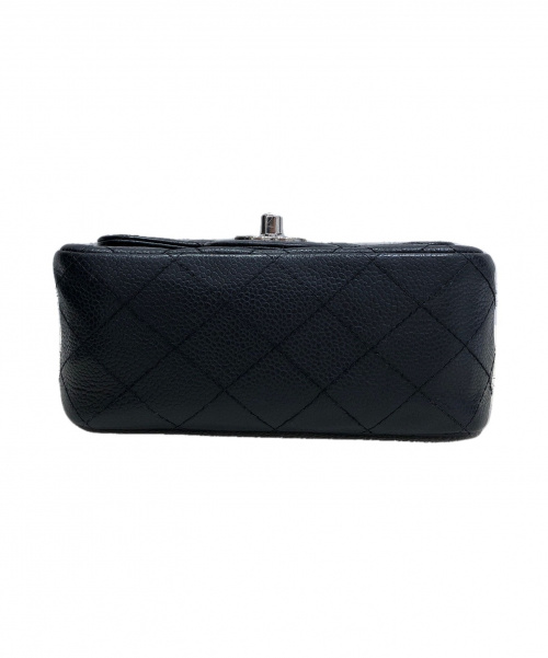 CHANEL（シャネル）CHANEL (シャネル) ミニマトラッセ ブラック サイズ:- キャビアスキン　シルバー金具の古着・服飾アイテム