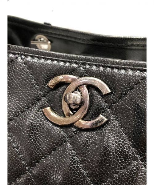 CHANEL（シャネル）CHANEL (シャネル) チェーントートバッグ ブラック サイズ:-の古着・服飾アイテム
