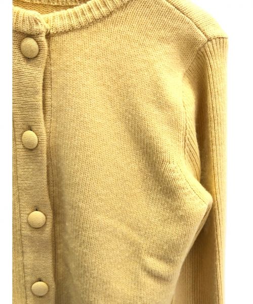 FOXEY（フォクシー）FOXEY (フォクシー) カシミヤニットカーディガン イエロー サイズ:38 40348の古着・服飾アイテム