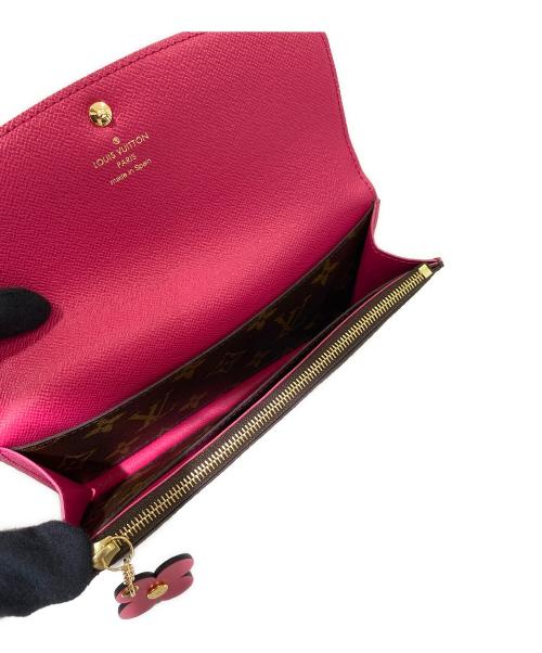 LOUIS VUITTON（ルイ ヴィトン）LOUIS VUITTON (ルイ ヴィトン) ポルトフォイユ・エミリー ブラウン サイズ:-の古着・服飾アイテム