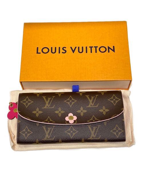 LOUIS VUITTON（ルイ ヴィトン）LOUIS VUITTON (ルイ ヴィトン) ポルトフォイユ・エミリー ブラウン サイズ:-の古着・服飾アイテム
