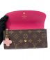 中古・古着 LOUIS VUITTON (ルイ ヴィトン) ポルトフォイユ・エミリー ブラウン サイズ:-：47800円
