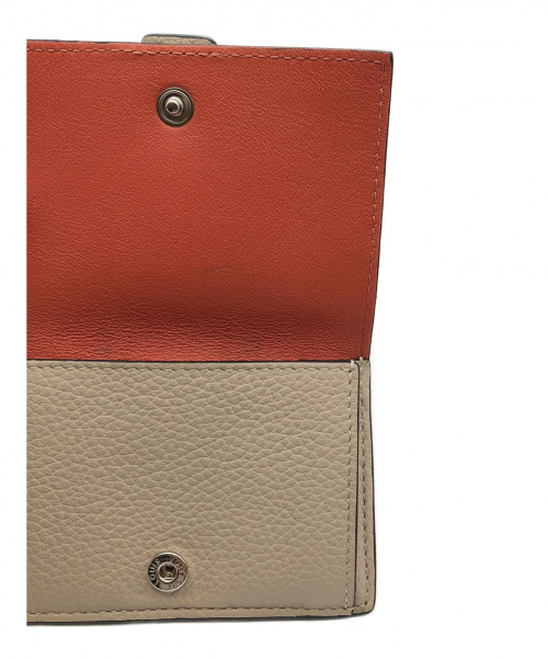 LOEWE（ロエベ）LOEWE (ロエベ) 3つ折り財布 ライトオーツ×ハニー サイズ:-の古着・服飾アイテム